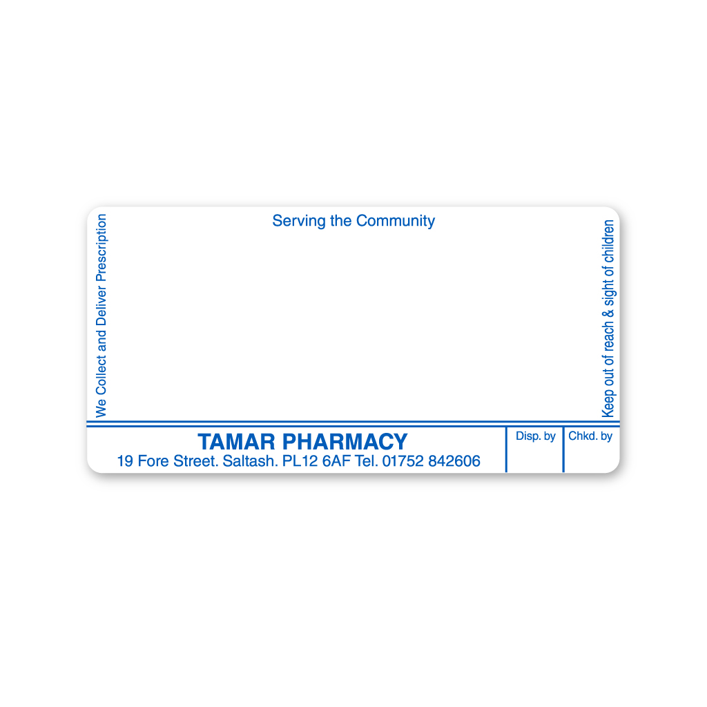 Tamar Pharmacy Labels
