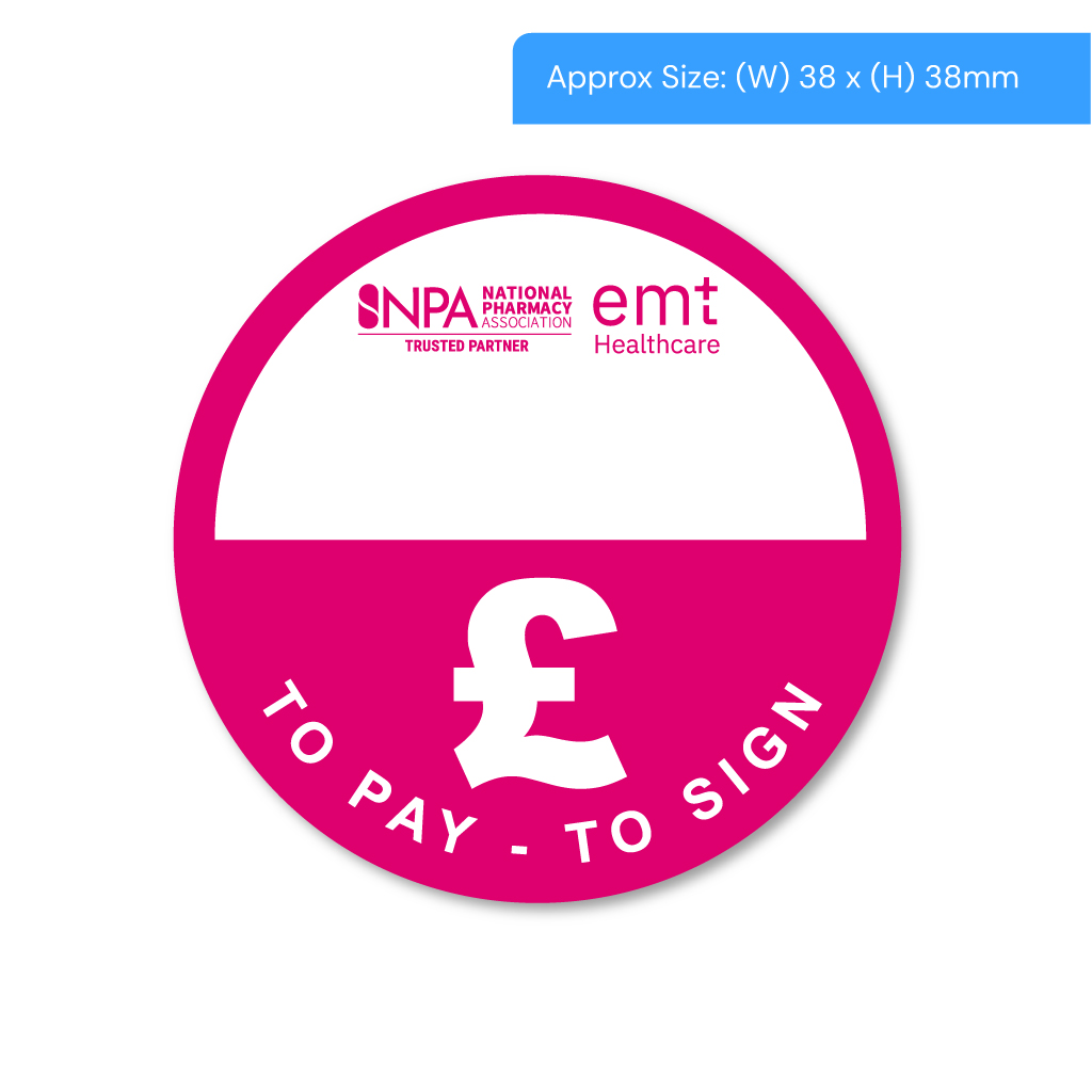 To Pay To Sign Alert Labels