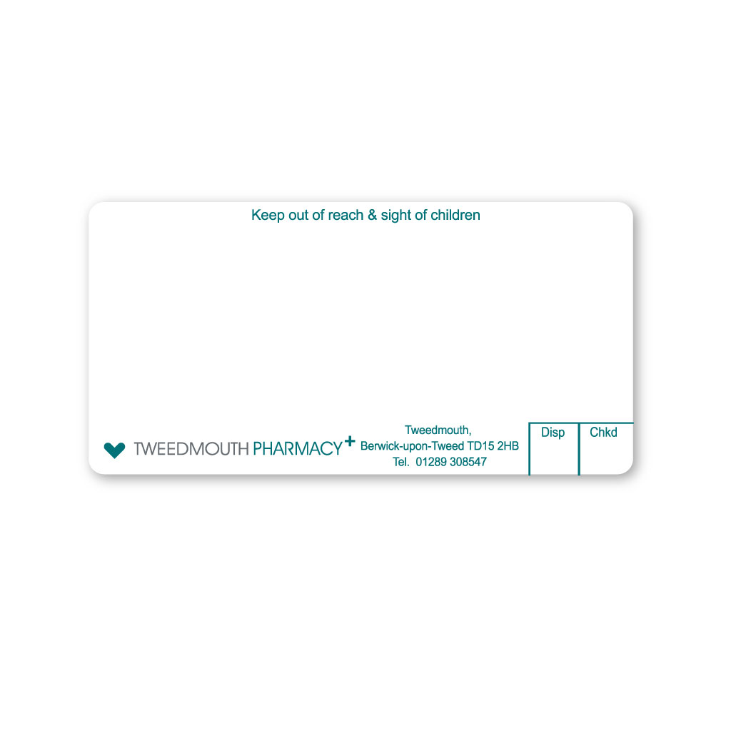 Ascent Group   Tweedmout Pharmacy Labels