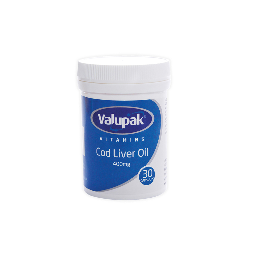[2509206] Valupak Cod Liver Oil Capsules 400mg
