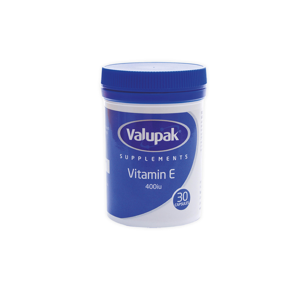 Valupak Vitamin E Caps 400iu 30s