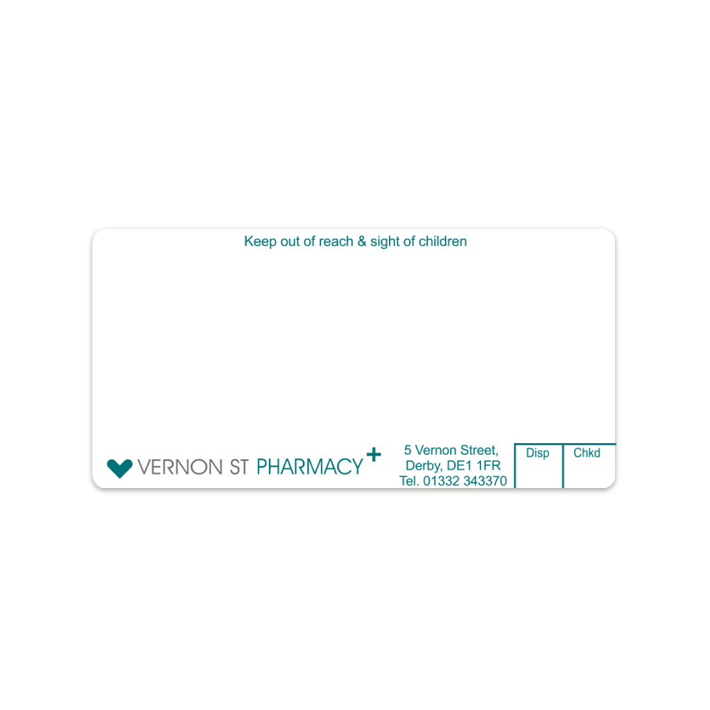 Ascent Group - Vernon Street Pharmacy Labels