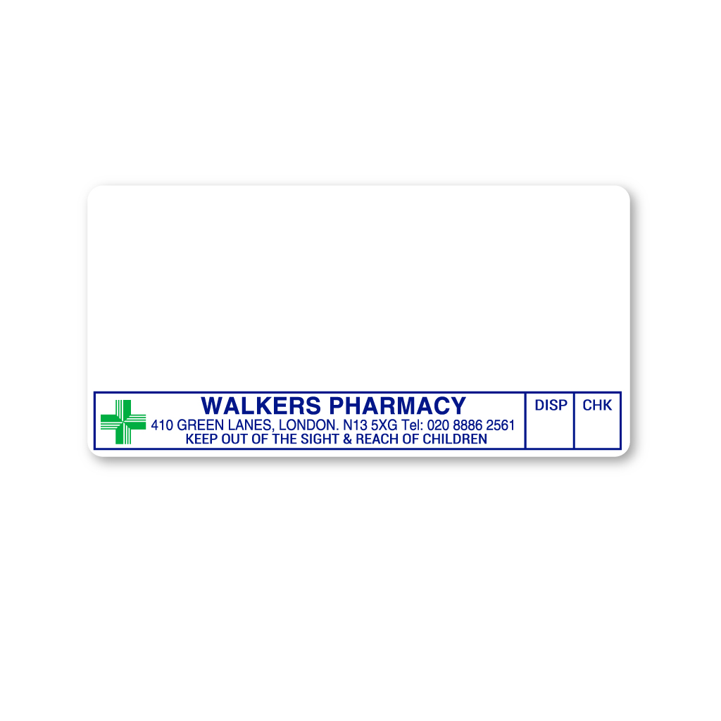Walkers Pharmacy Labels