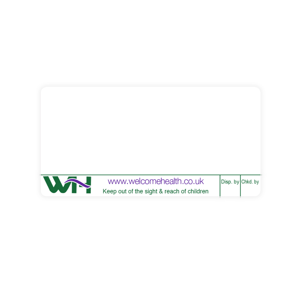 Welcome Health Pharmacy Labels