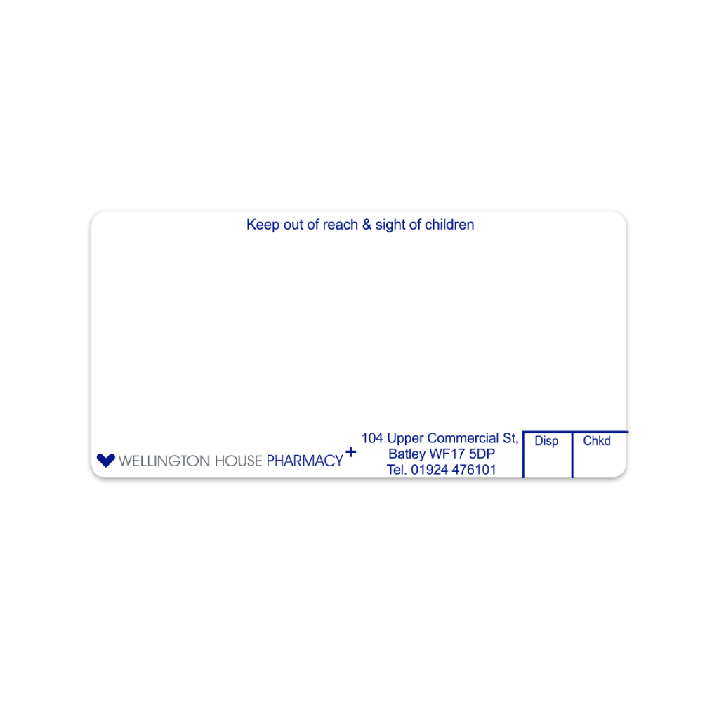 Ascent Group - Wellington House Pharmacy Labels 