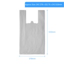 White vest carrier bags Medium