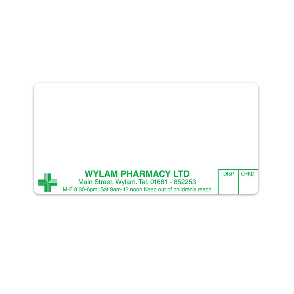 Wylam Pharmacy Labels
