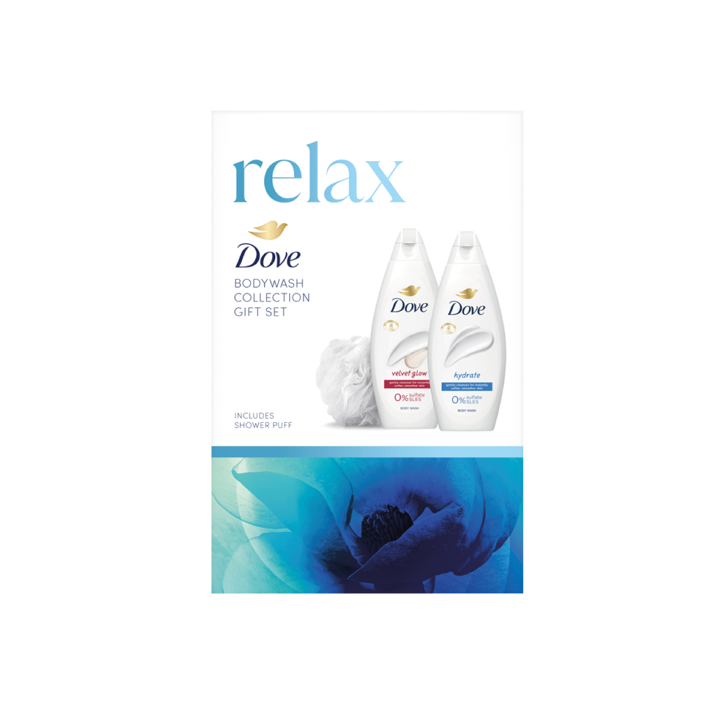 Dove Relax BodyWash Collection Gift Set 