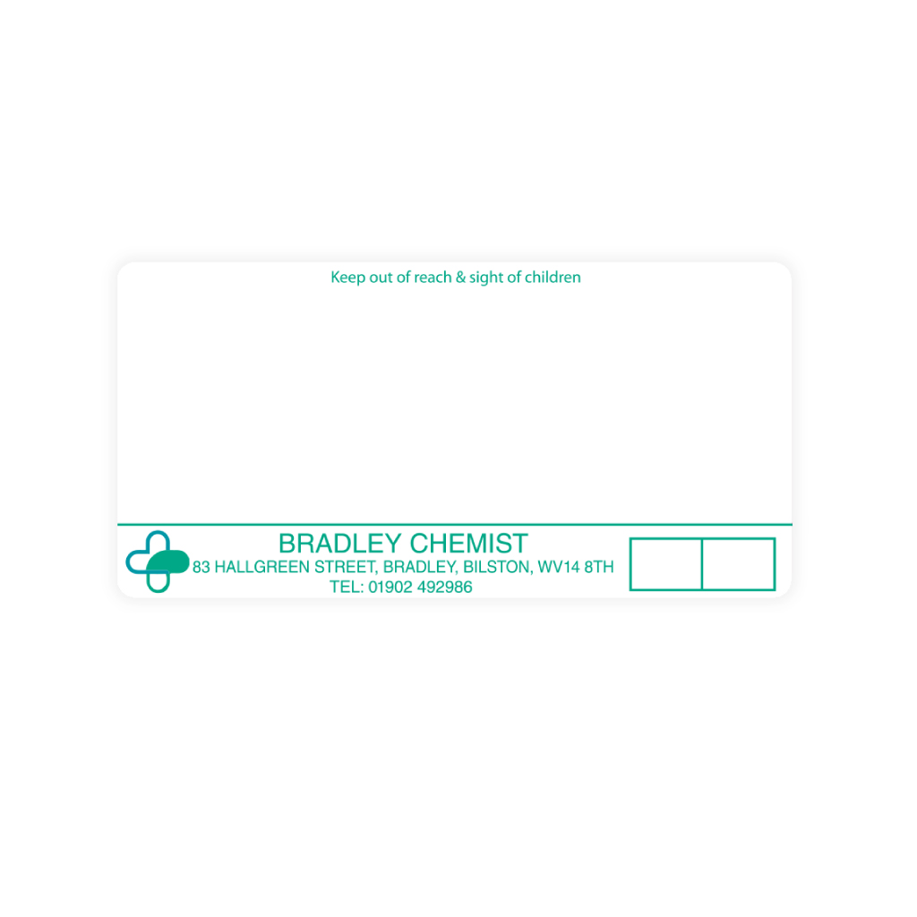 Bradley Chemist Dispensing Labels