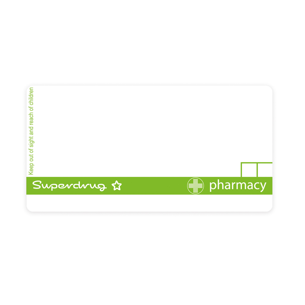 [EMT997] Superdrug Dispensing Labels