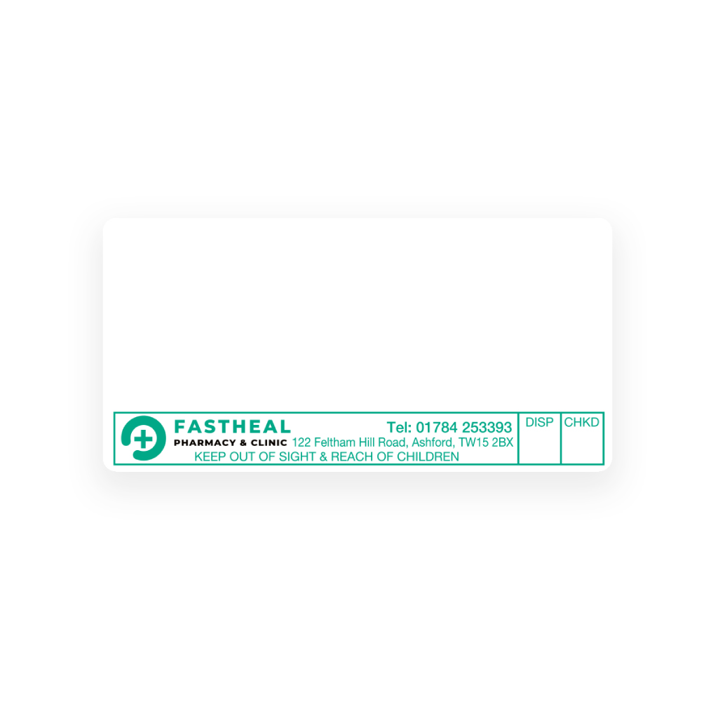 Feltham Hill Rd Fast Heal Pharmacies Labels