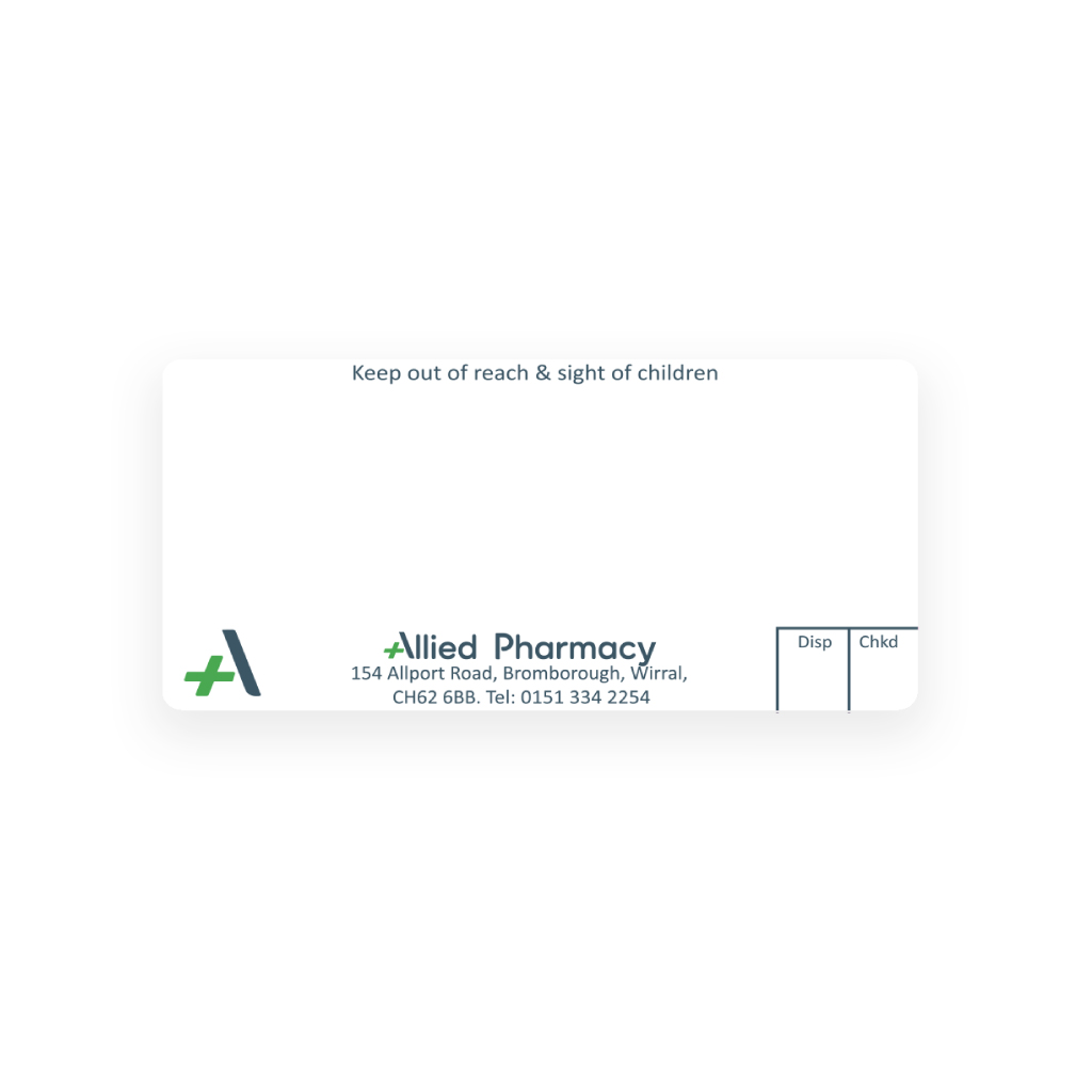 [EMT4690] Allied Bromborough Pharmacy Labels
