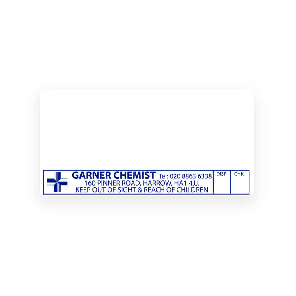 Garner Chemist Labels