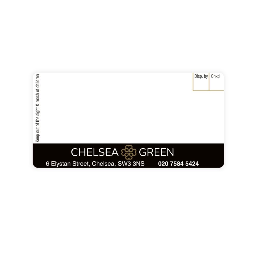 Chelsea Green Pharmacy Labels