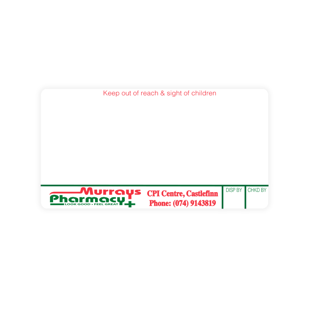 [EMTLS4725] Murrays Pharmacy CPI Centre Liam Skelly 