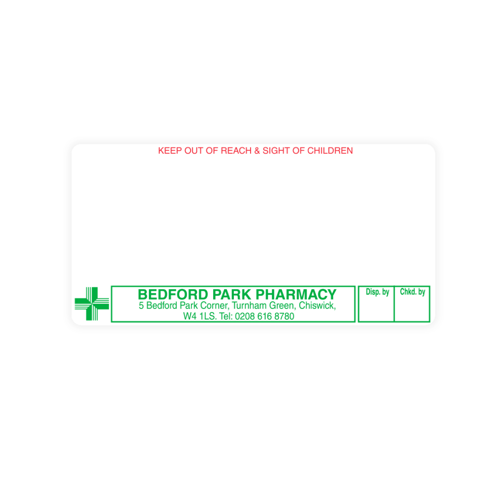 Bedford Park Labels 