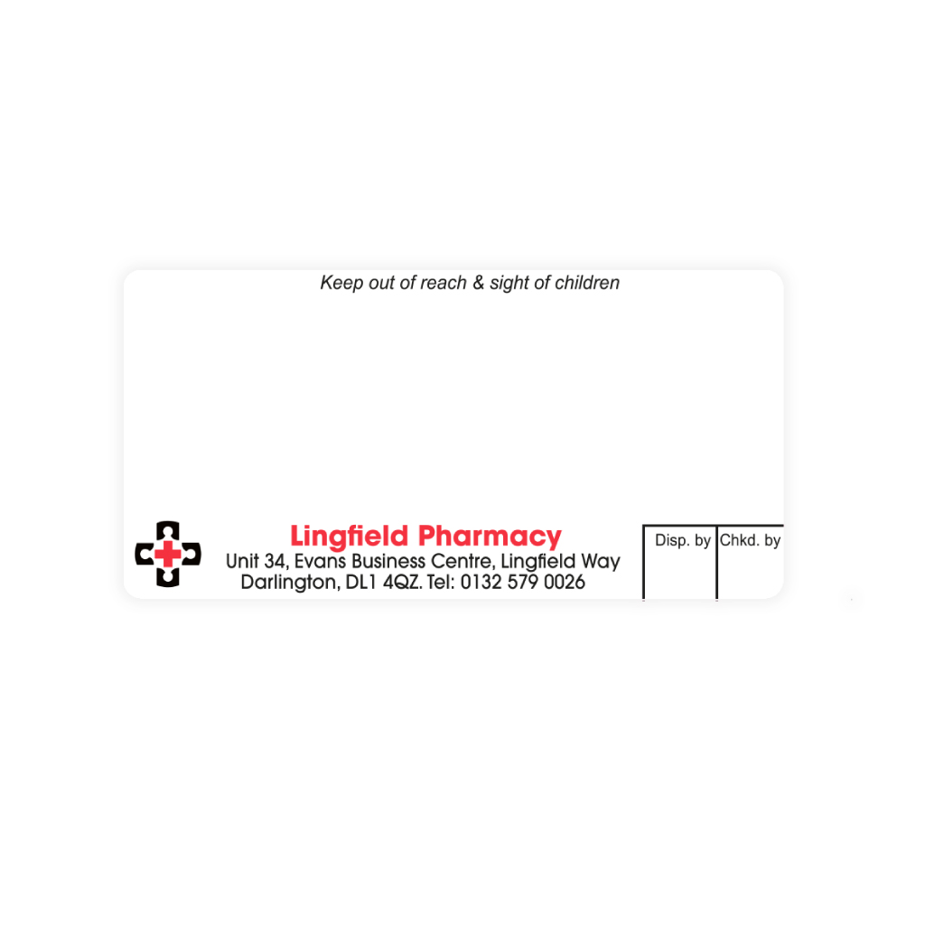 Lingfield Pharmacy Labels