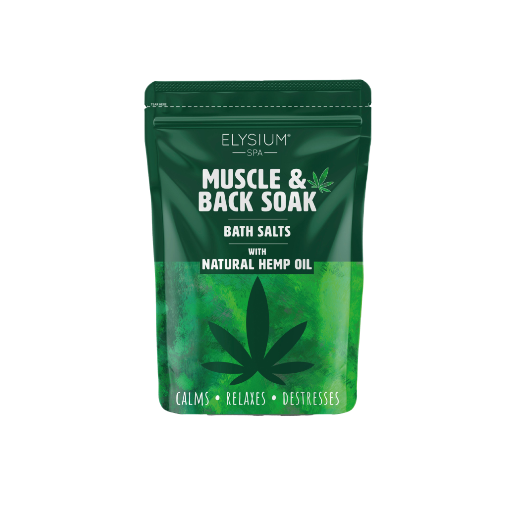 Elysium Muscle & Back Soak With Hemp 500g