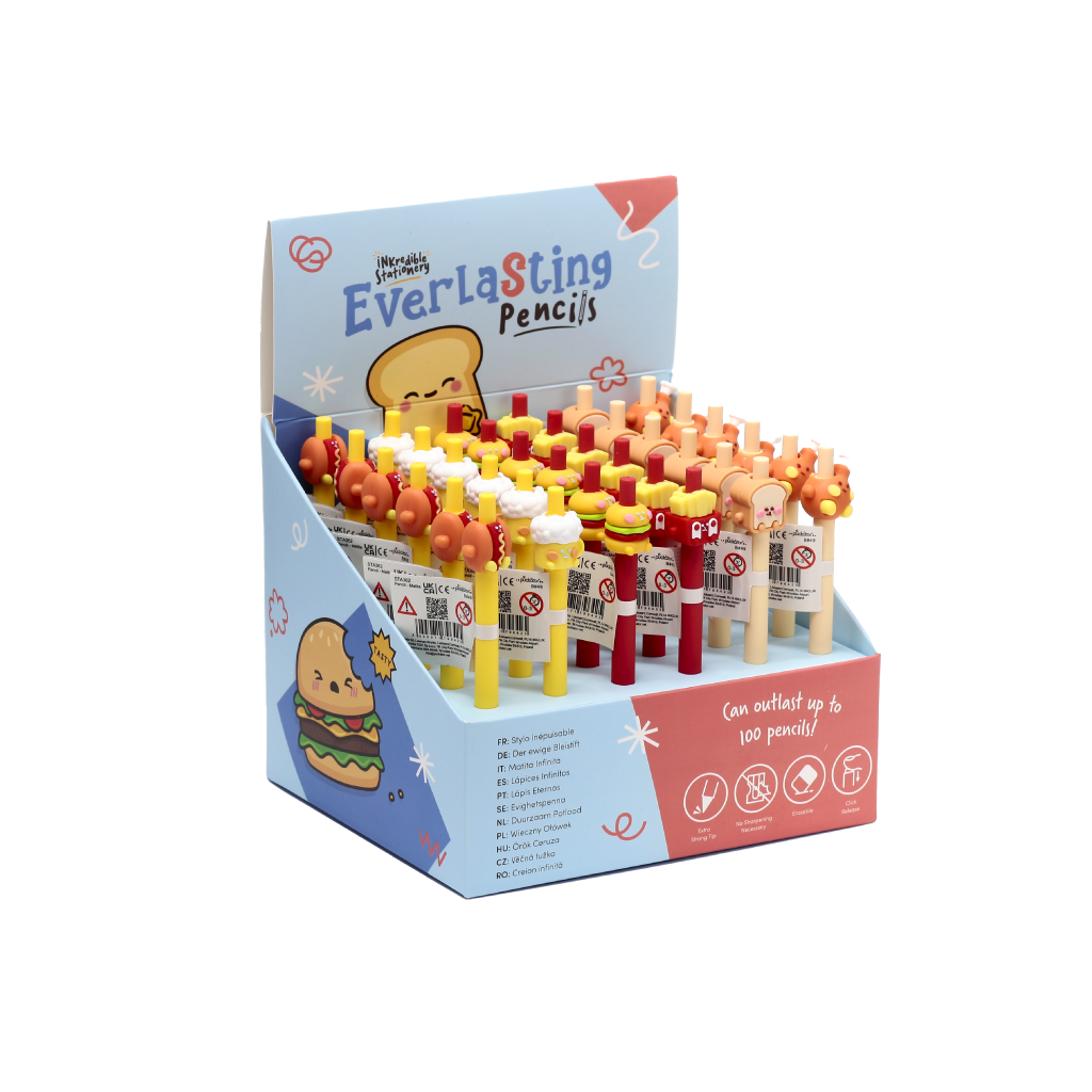 [STA362] Foodiemals Fast Food Everlasting Pencil 