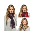 Ladies Checked Scarf 