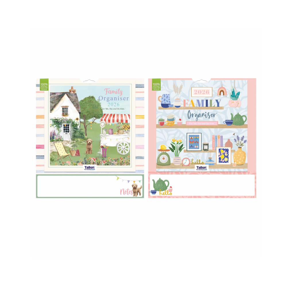 [3591/FSC] Organiser Calendar Family Tea Garden 