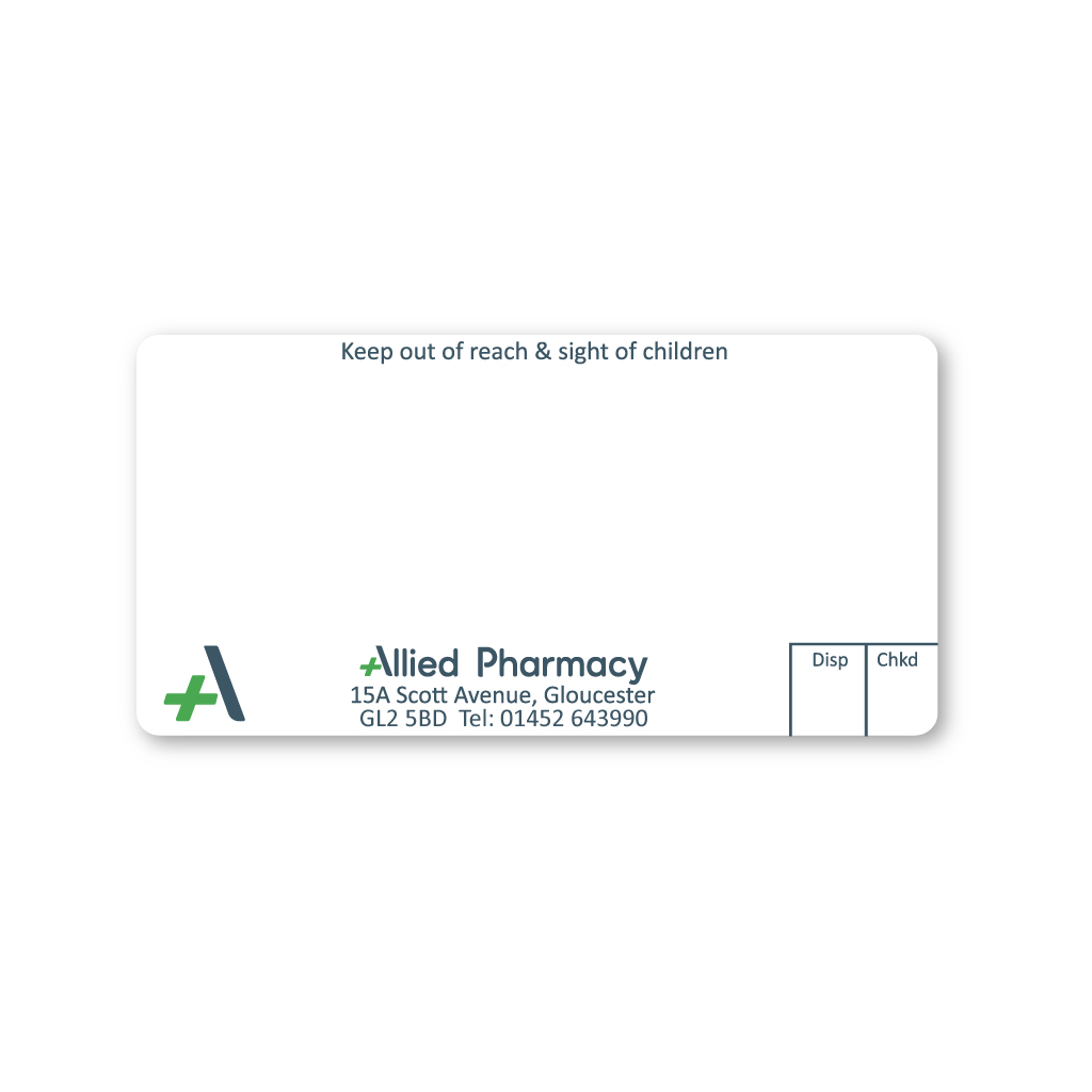 Allied Pharmacy Labels Holmleigh Parade