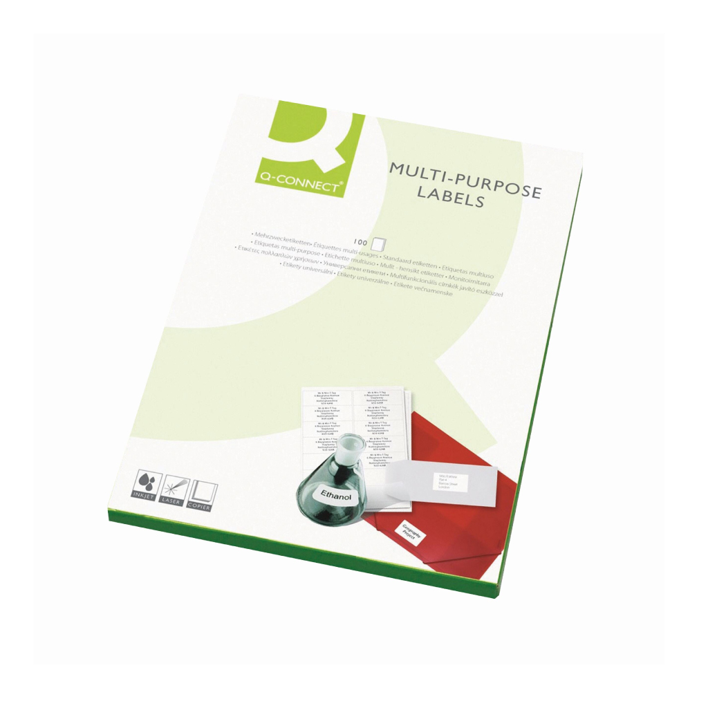 Q-Connect Multipurpose Labels Pk1600