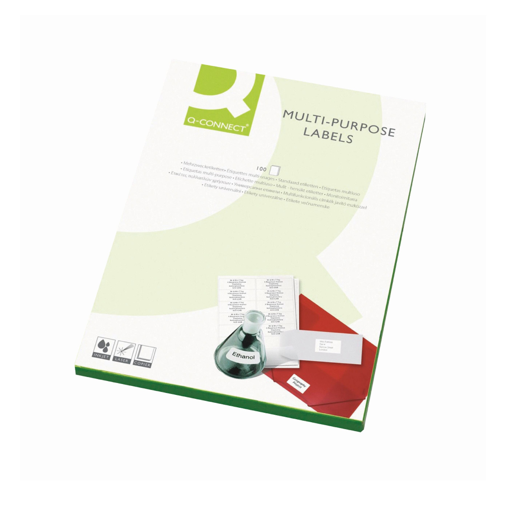 [KF26052] H47mm x W64mm Q Connect Multipurpose Labels 