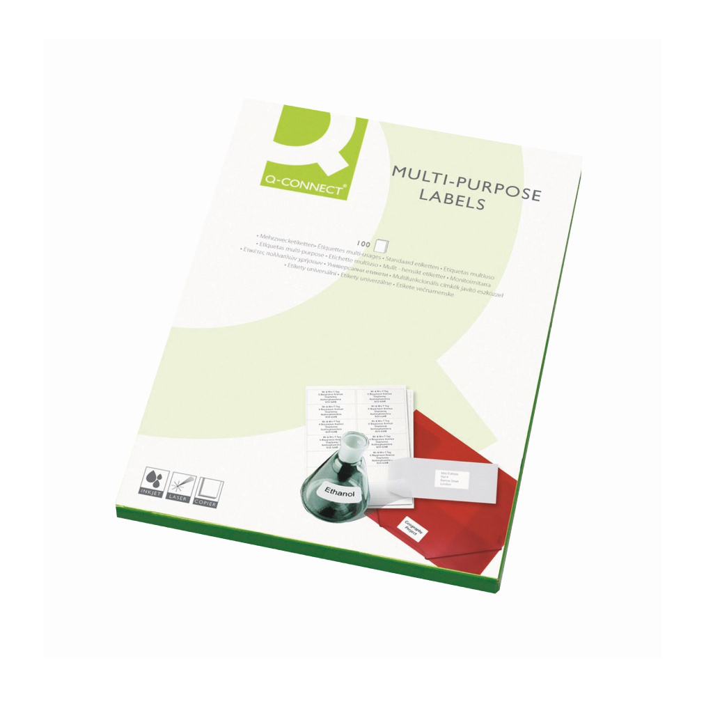 Q-Connect Multipurpose Labels Pk2100