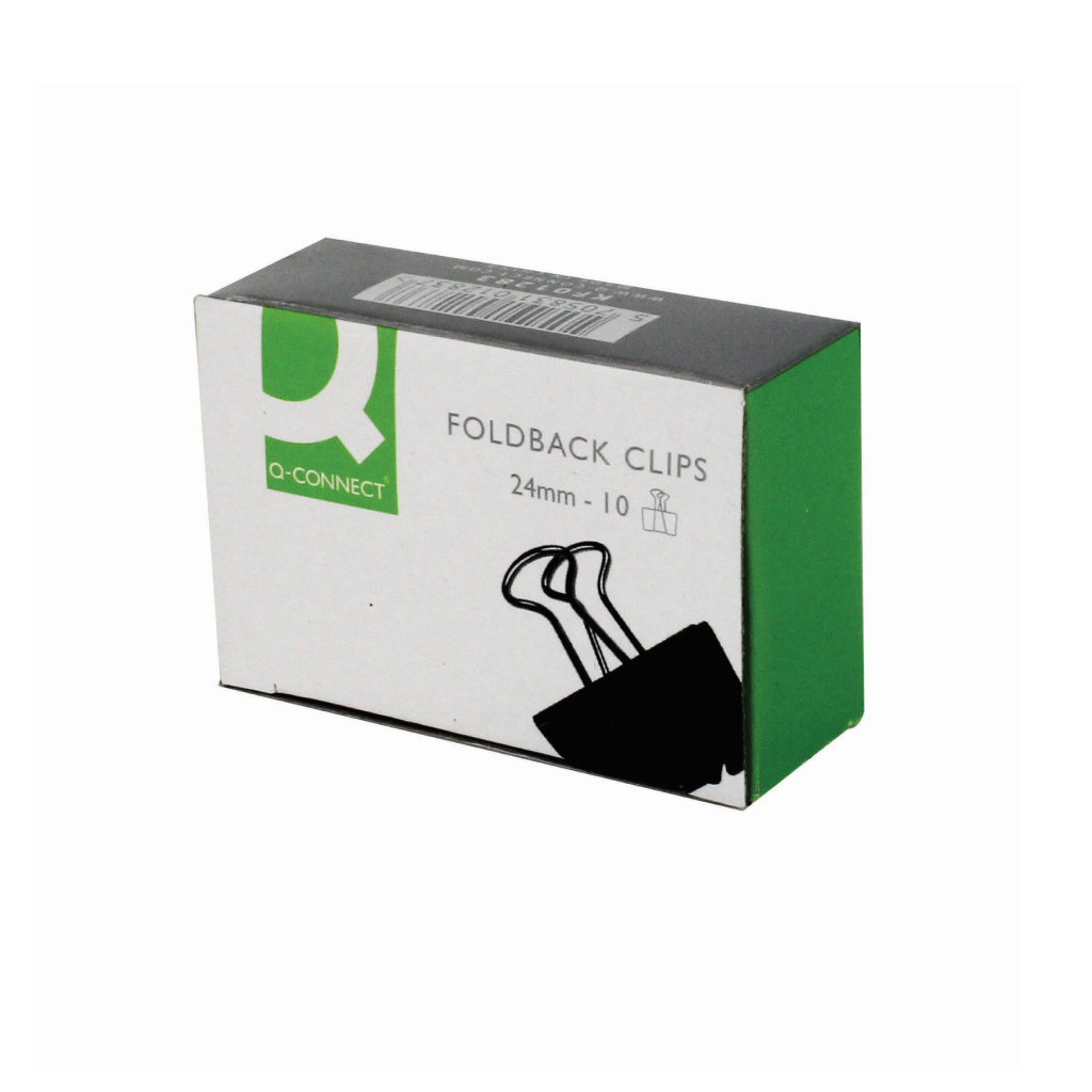 [KF01283] Q Connect Foldback Clips 24mm 