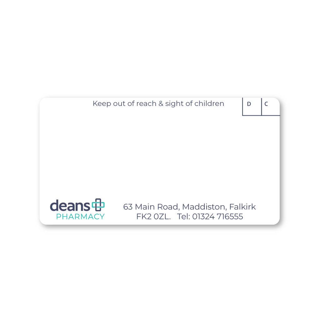 Deans Group (Maddiston) Pharmacy Labels 