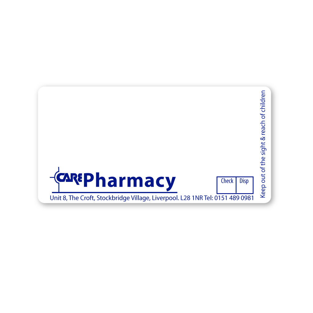 [EMT4926] Care Pharmacy (Stockbridge Village) Labels