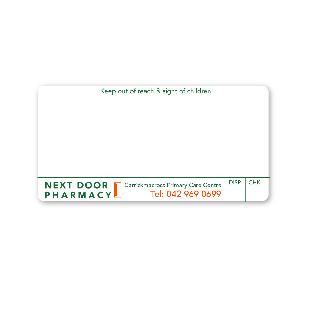 [EMTLS4946] Next Door Pharmacy Liam Skelly Labels 