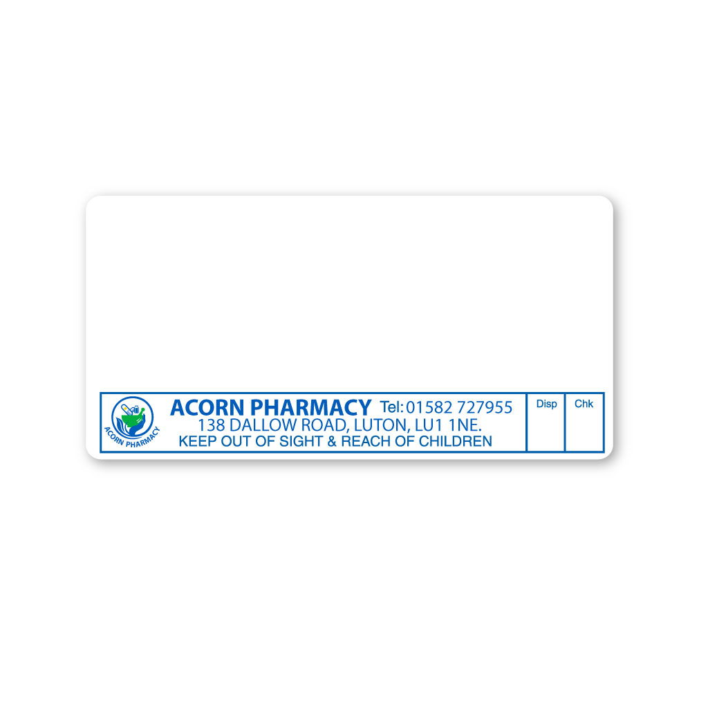 [EMT4985] Acron Pharmacy Labels