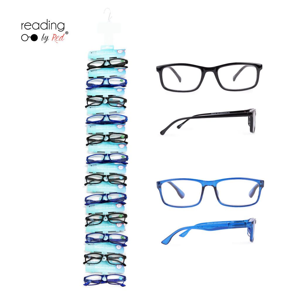[REDRBRCLP001] Everyday Reading Glasses with Protective Pouches