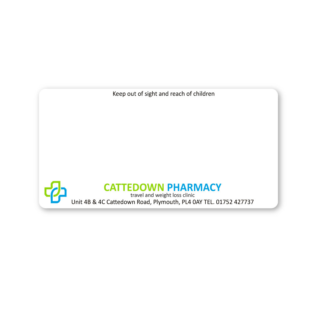 [EMT5004] Cattedown Pharmacy Labels
