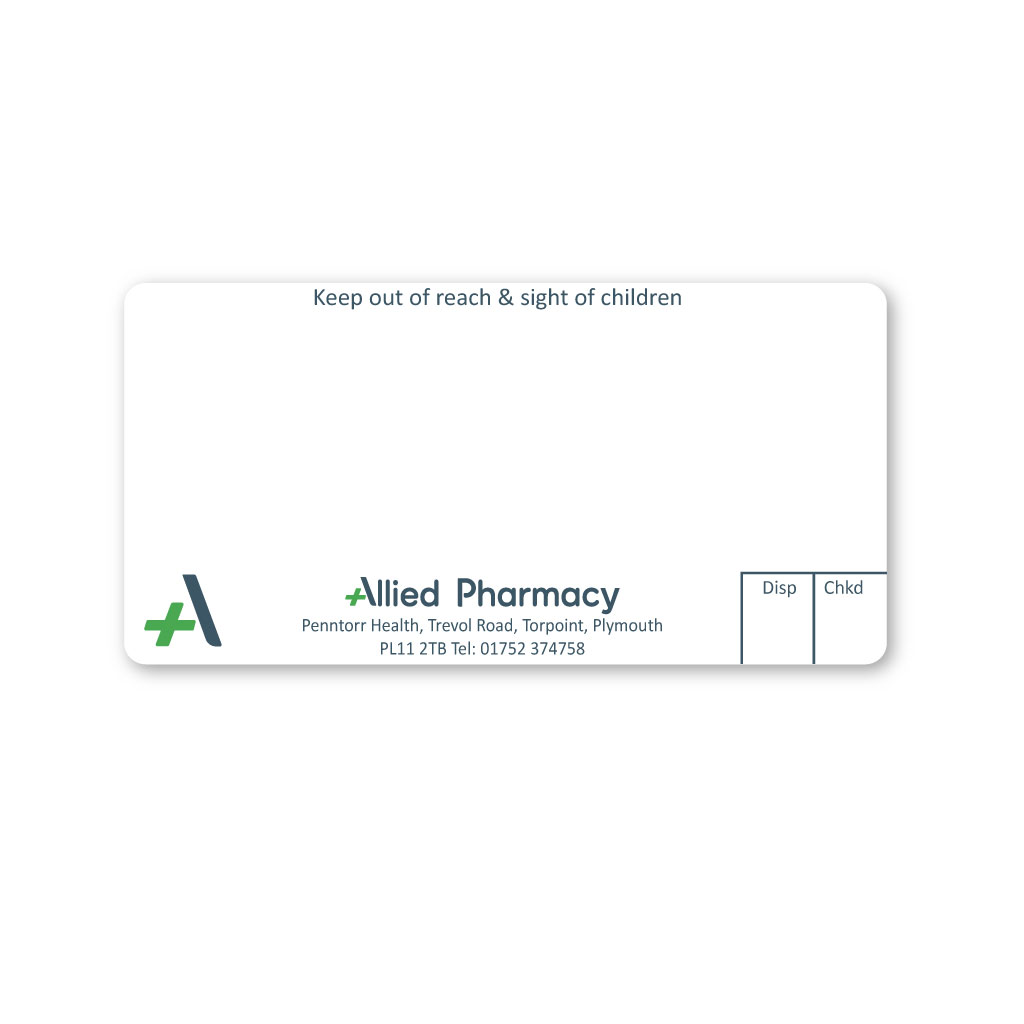 [EMT5025] Allied Torpoint Pharmacy Labels