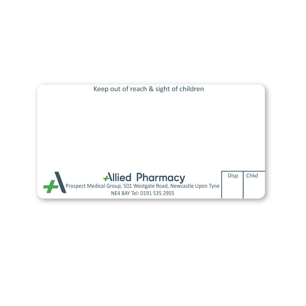 [EMT5026] Allied Westgate Pharmacy Labels