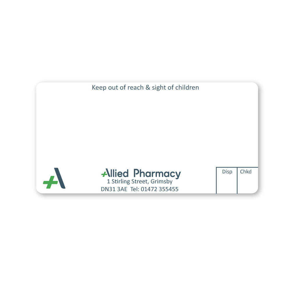 [EMT5031] Allied Stirling Street Pharmacy Labels