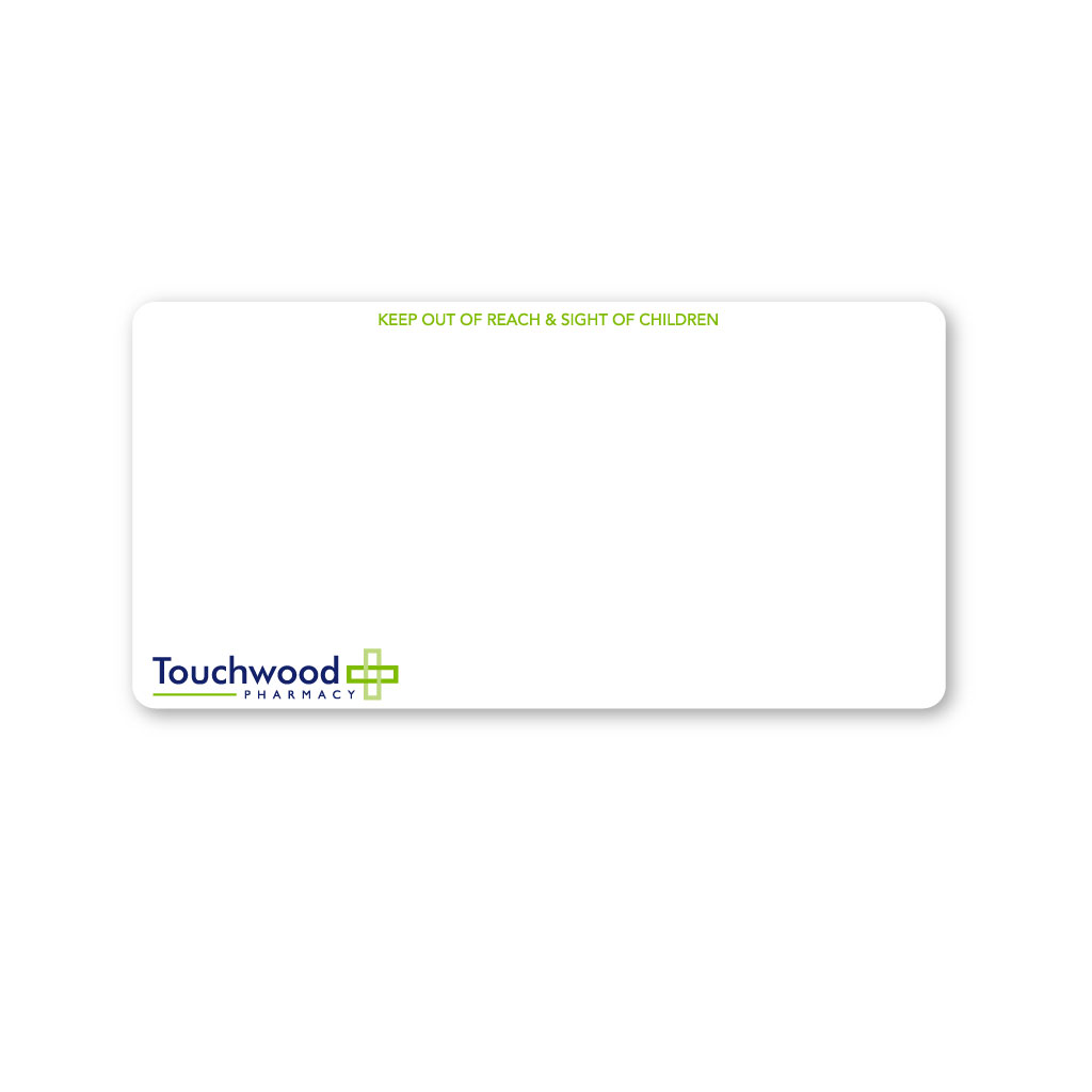 [EMT4961] Touchwood Pharmacy Printed Labels 89x46mm