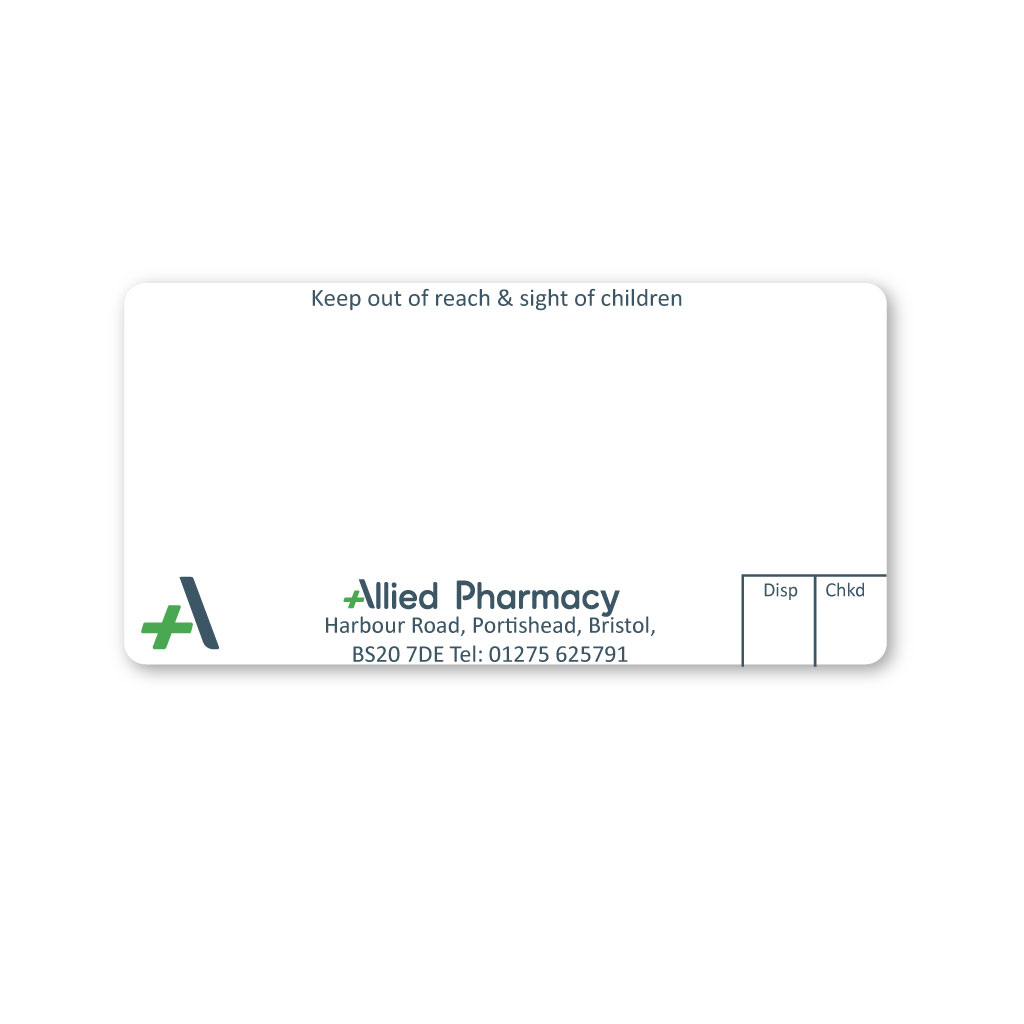 [EMT5051] Allied Portishead Waitrose Pharmacy Labels