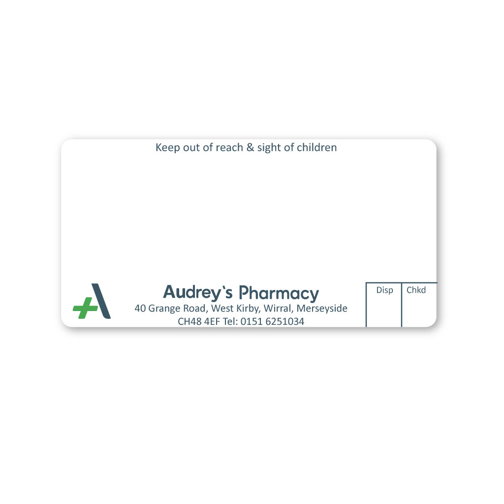 [EMT5055] Allied Grange Road Pharmacy Labels 