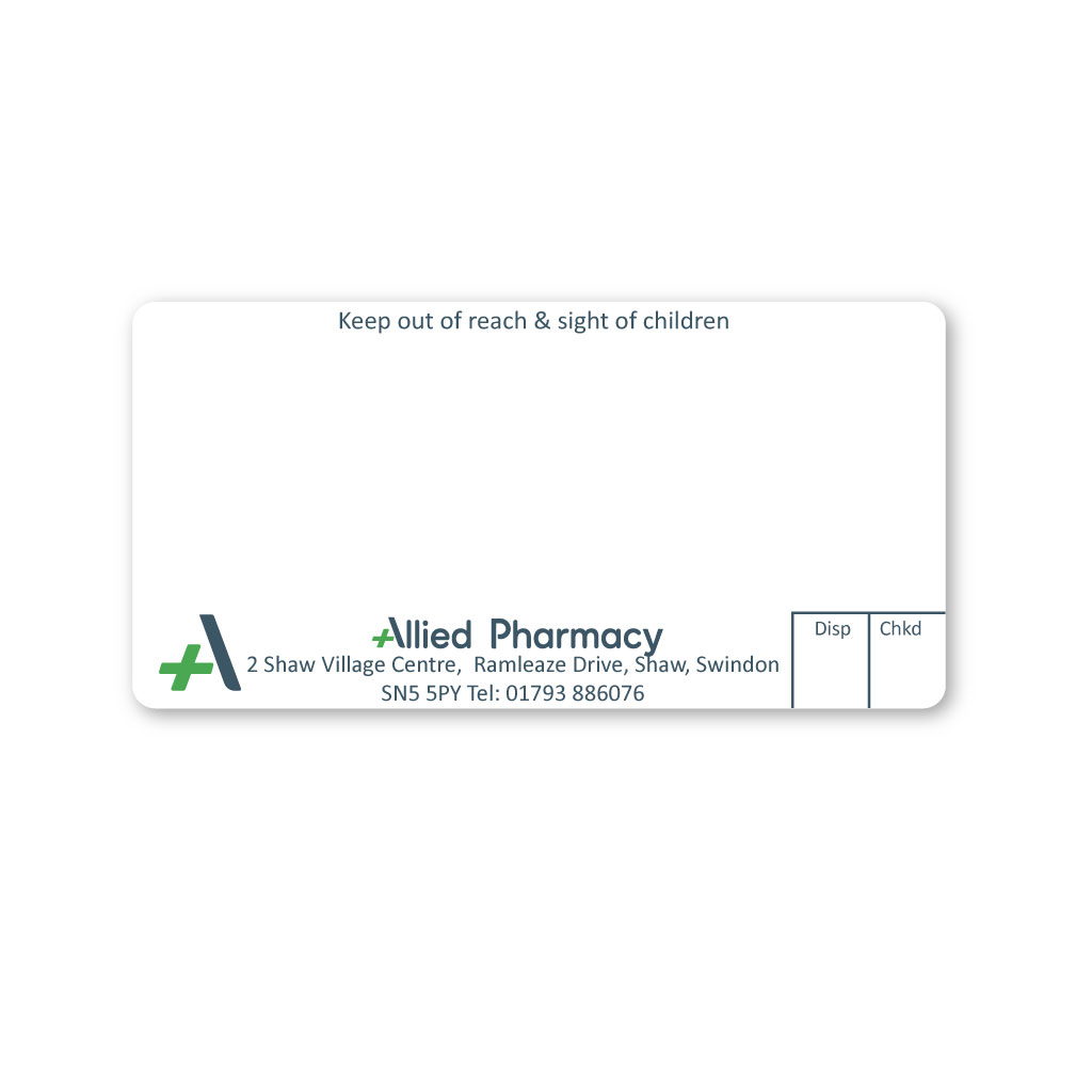 [EMT5067] Allied Shaw Pharmacy Labels 