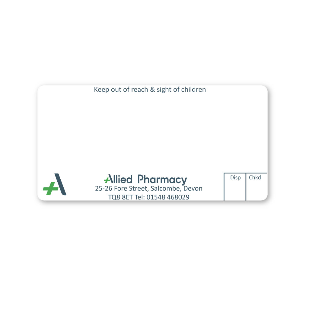[EMT5079] Allied Salcombe Pharmacy Labels 