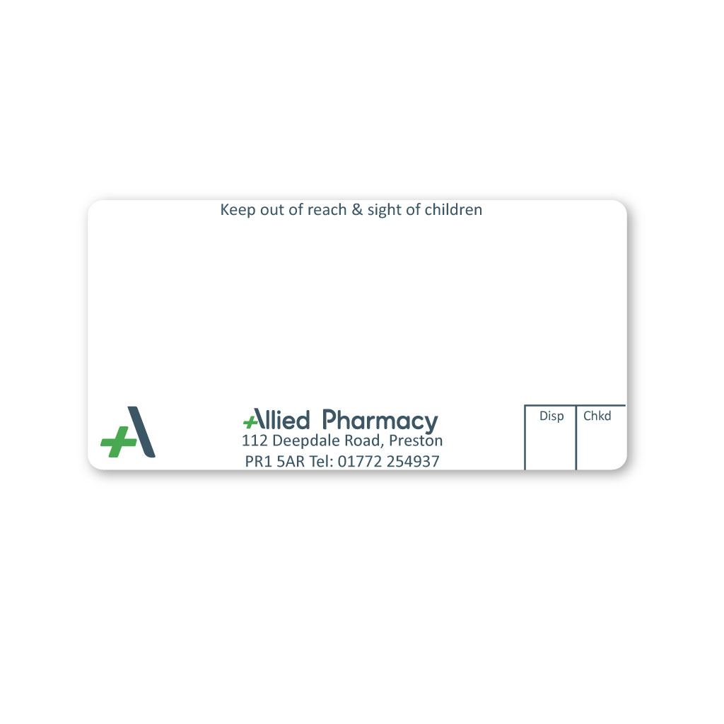 [EMT5080] Allied Deepdale Pharmacy Labels