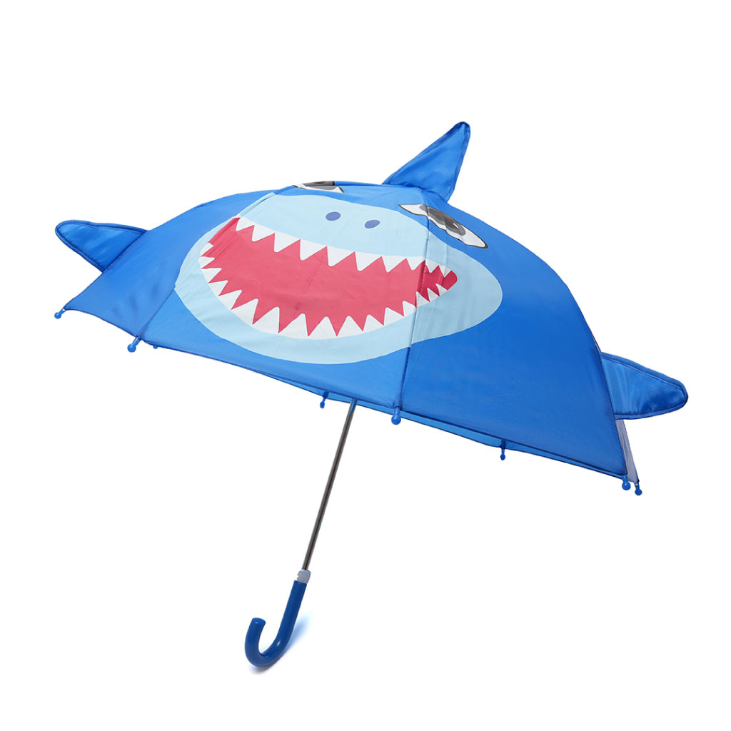 [UU0442] Kids 3D Shark Umbrella  