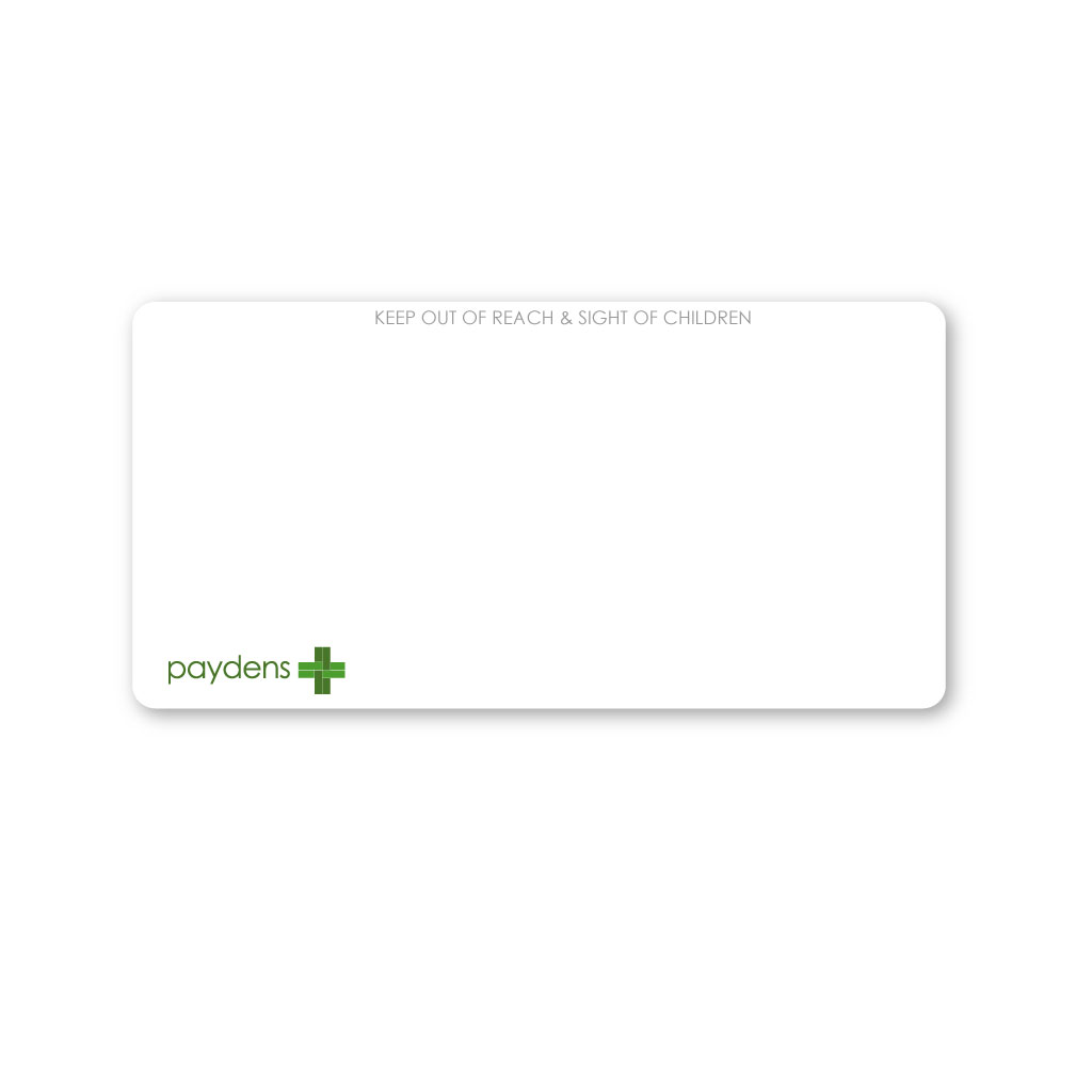 [EMT5117] Paydens Pharmacy Printed Labels 89x46mm