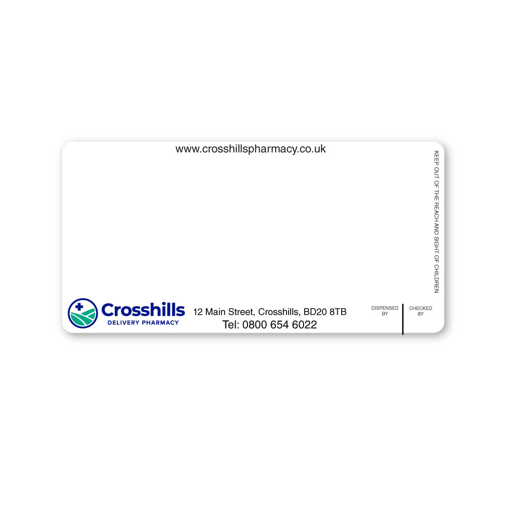 [EMT5130] Crosshills Pharmacy Labels