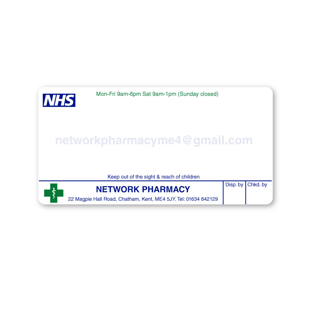 [EMT5135] Network Pharmacy Labels