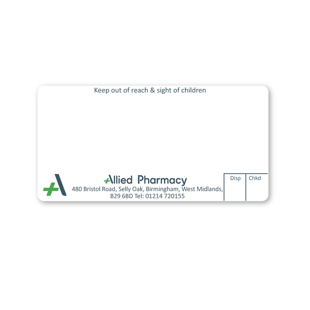 [EMT5166] Allied Bournbrook Pharmacy Labels